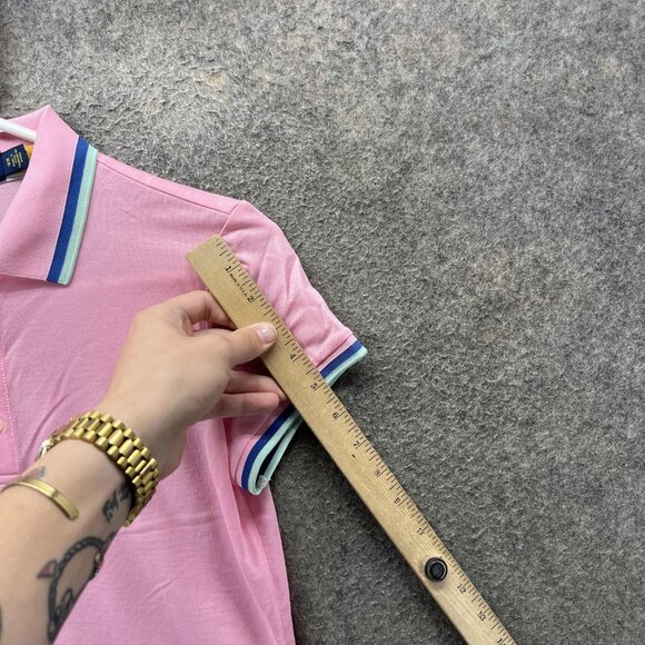 Polo Ralph Lauren Polo Shirt Womens XS Pink Palm Tree Golf Performance Logo - Picture 5 of 11